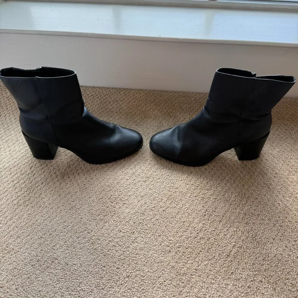 Target A New Day Black Booties Size 10